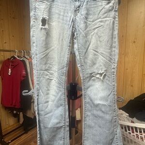 American Eagle Outfitters Light Blue Stretch Jeans